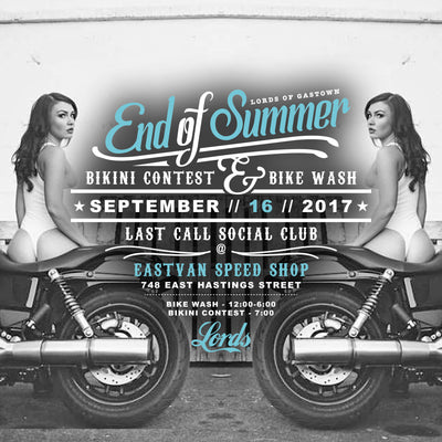 End of Summer Bikini Contest Bike Wash