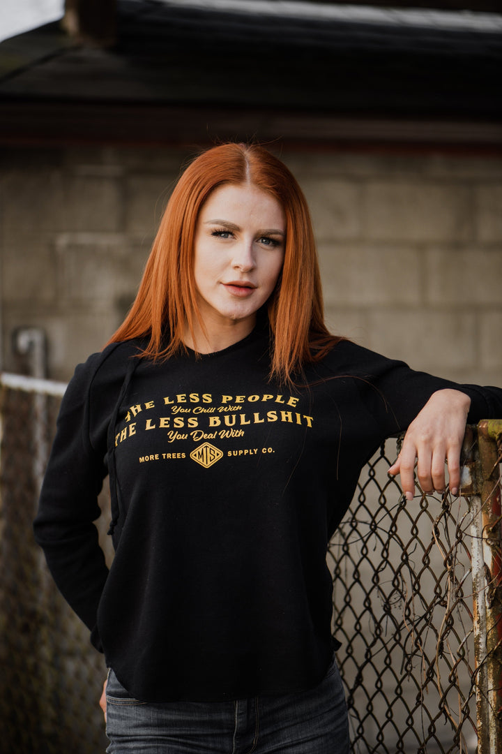 Sudadera con capucha para mujer Less People