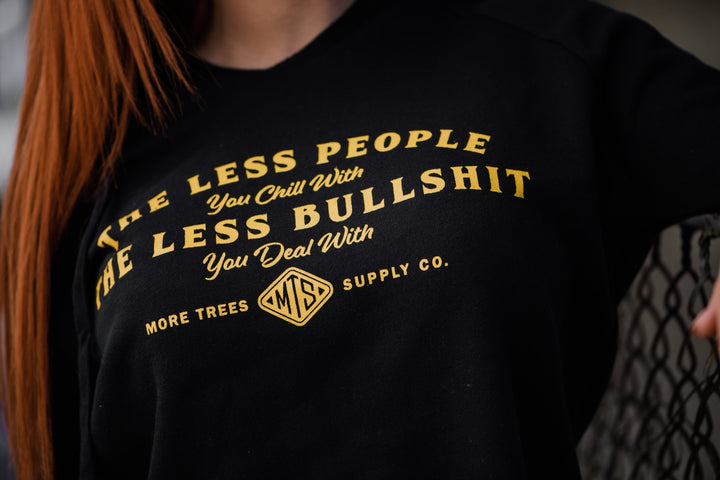 Sudadera con capucha para mujer Less People