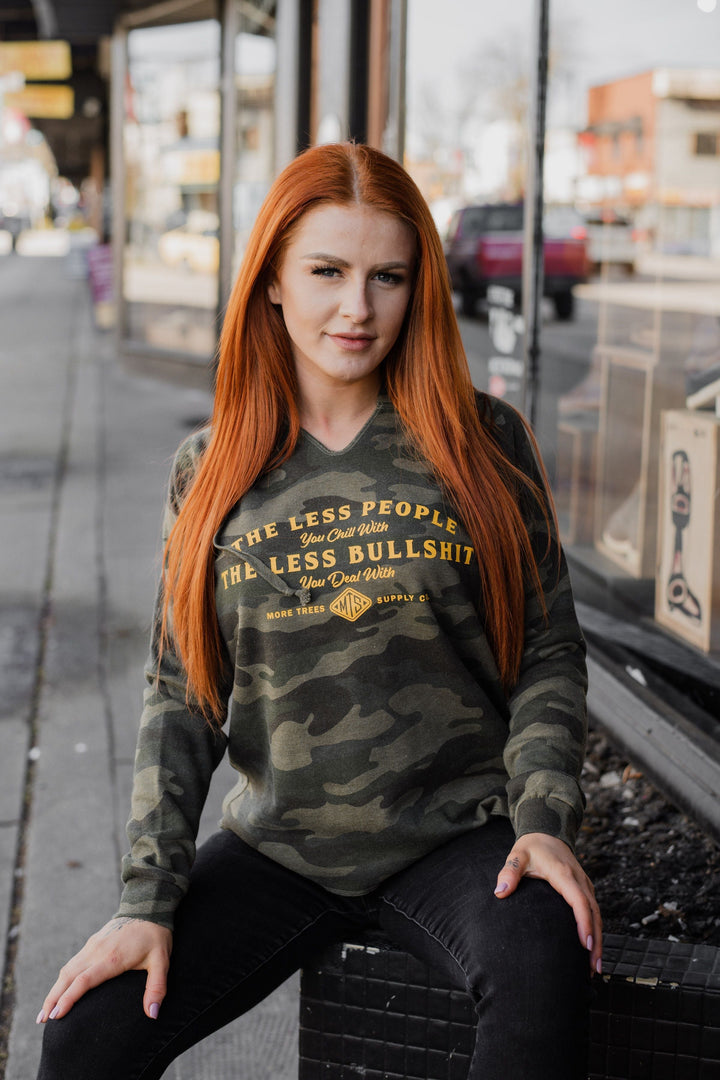 Sudadera con capucha para mujer Less People