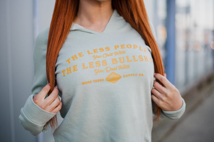 Sudadera con capucha para mujer Less People