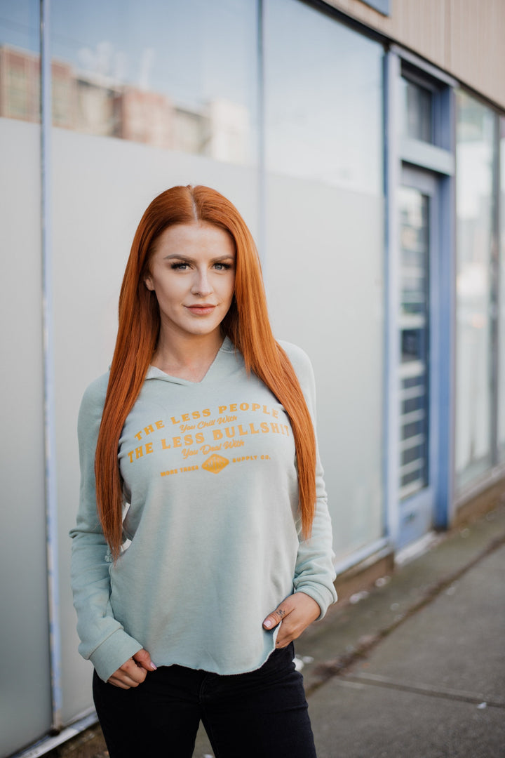 Sudadera con capucha para mujer Less People