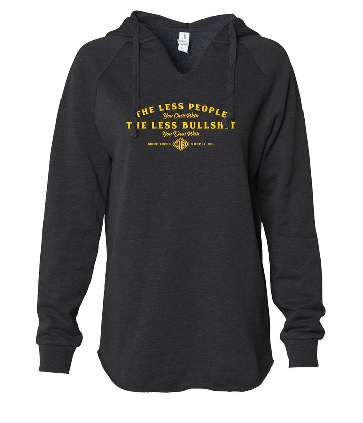 Sudadera con capucha para mujer Less People