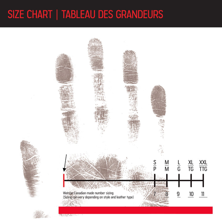 More Trees Lined Leather Gloves