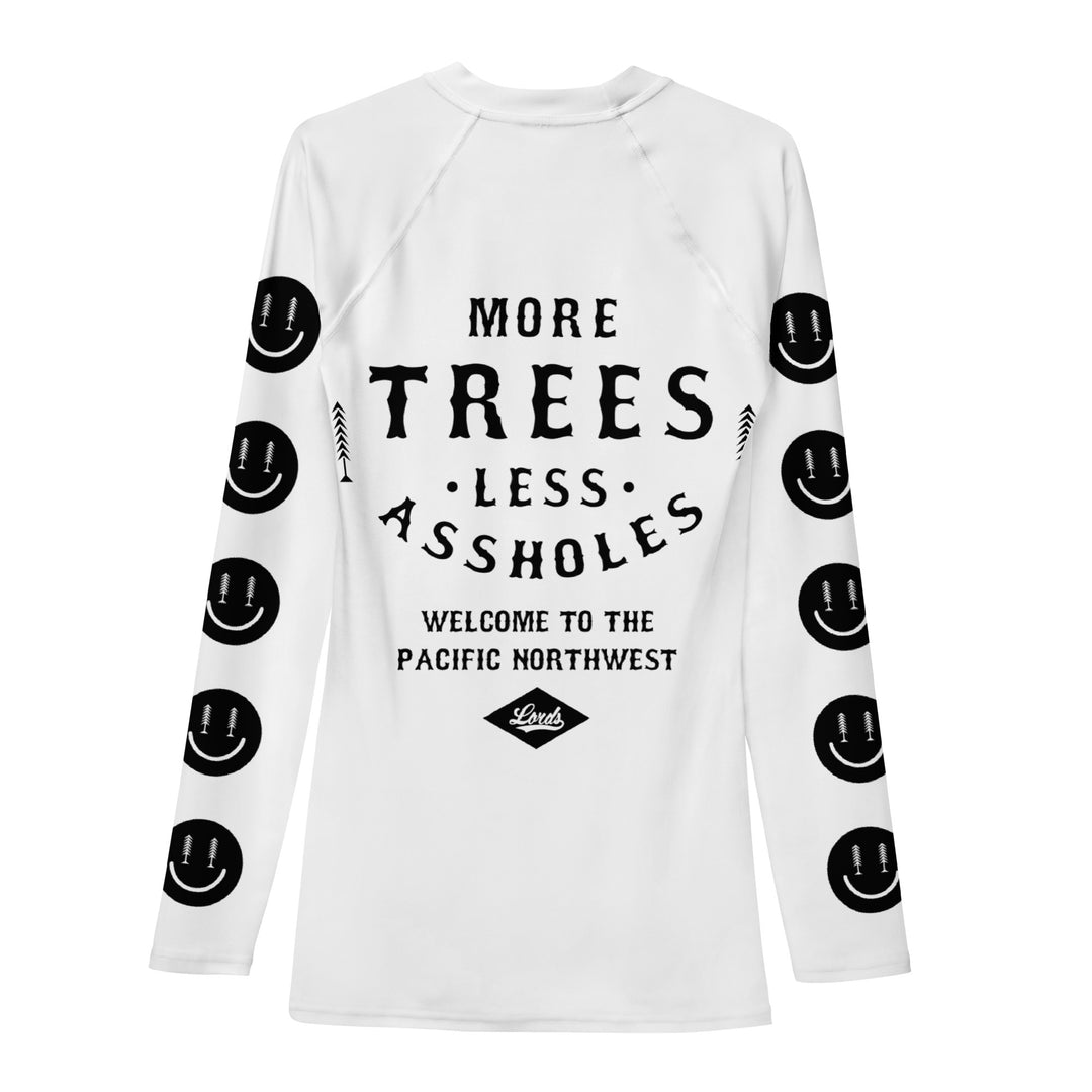 Lords x More Trees Rash Guard - White/Black