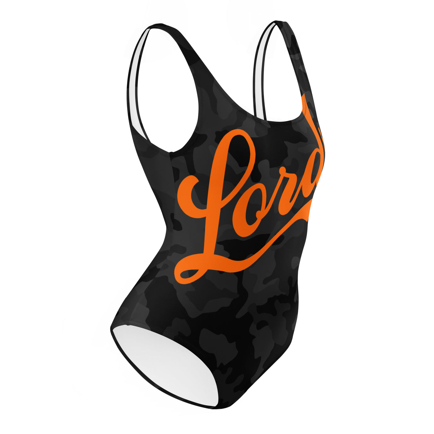 Team Lords Swimsuit - Black Camo/Orange