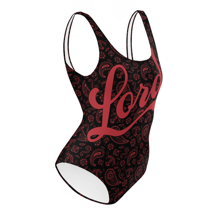 Team Lords Swimsuit - Black/Red Bandana