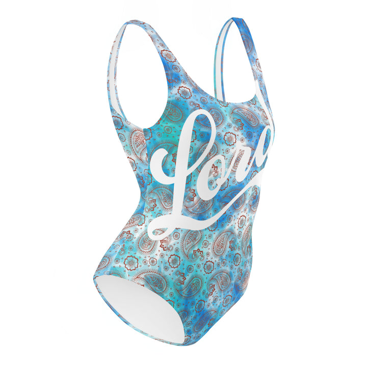 Team Lords Swimsuit - Blue Tie Dye Bandana