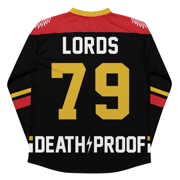 Camiseta de hockey Fire Bird - Negro/Rojo