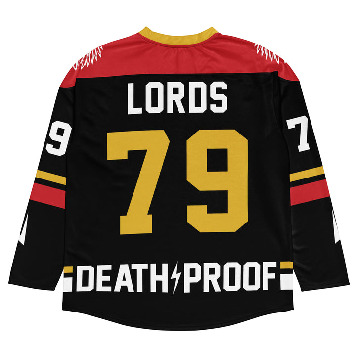 Camiseta de hockey Fire Bird - Negro/Rojo