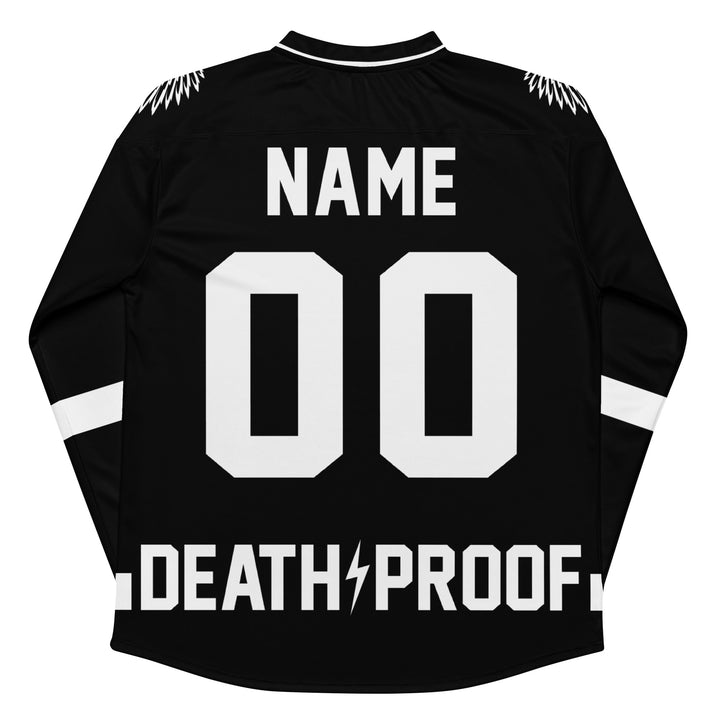 Camiseta de hockey Tomahawk personalizada - Negra