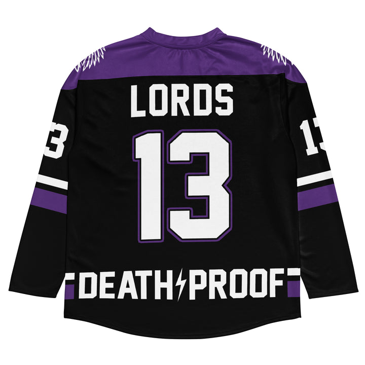 Hellsworth Hockey Jersey - Black/Purple