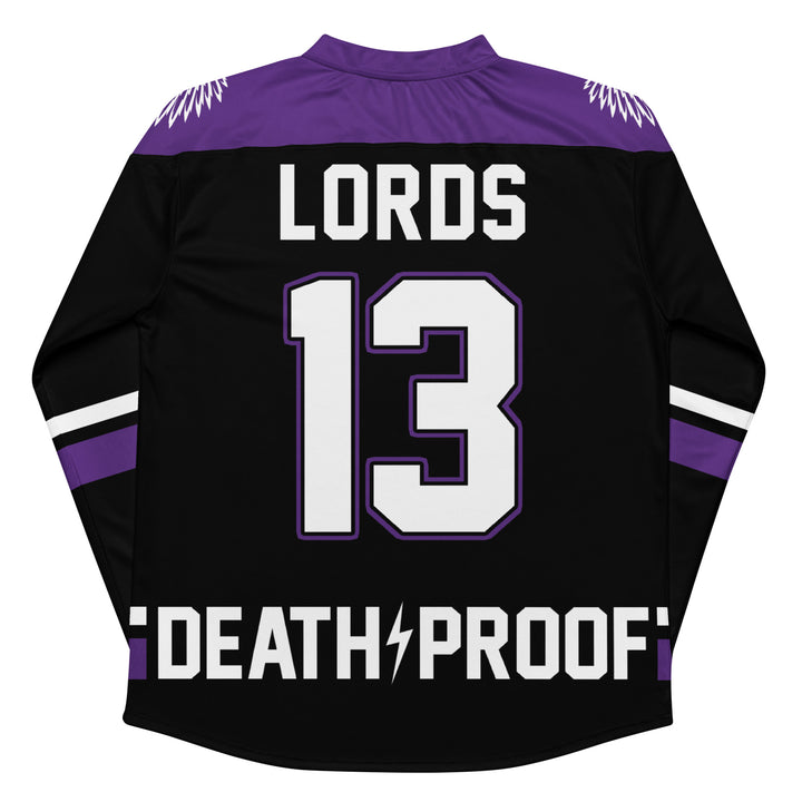 Hellsworth Hockey Jersey - Black/Purple