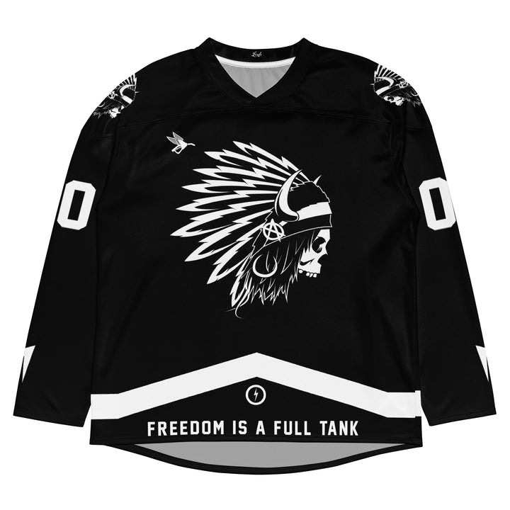 Camiseta de hockey personalizada del Jefe OG - Negra