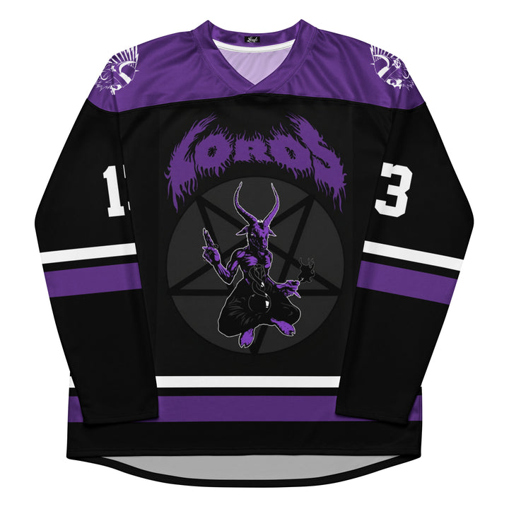 Hellsworth Hockey Jersey - Black/Purple