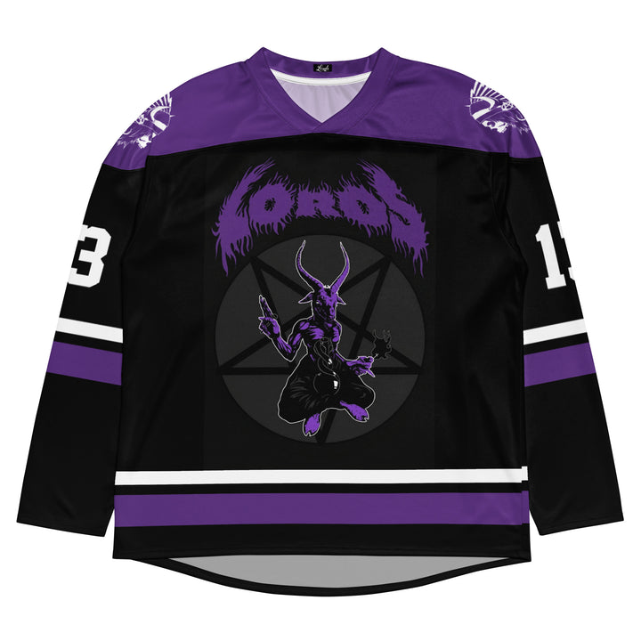 Hellsworth Hockey Jersey - Black/Purple
