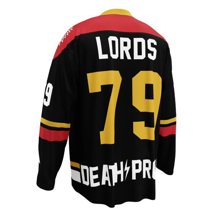 Camiseta de hockey Fire Bird - Negro/Rojo