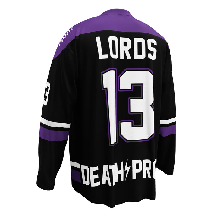 Hellsworth Hockey Jersey - Black/Purple