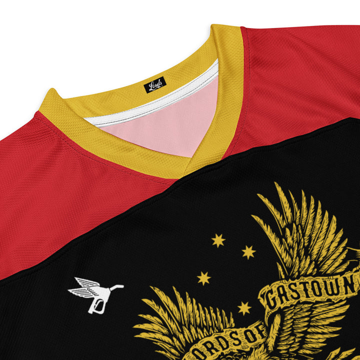 Camiseta de hockey Fire Bird - Negro/Rojo
