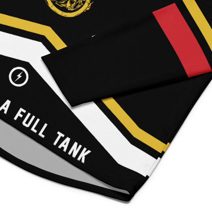 Camiseta de hockey personalizada Fire Bird - Negro/Rojo