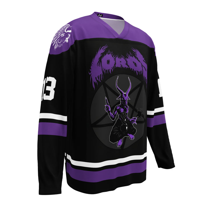 Hellsworth Hockey Jersey - Black/Purple