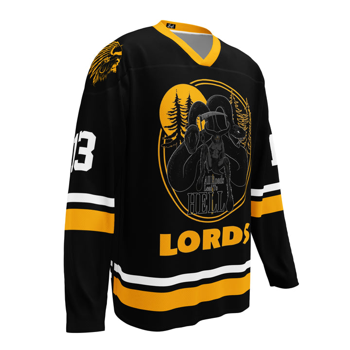 Maillot de hockey 2 Snakes 1 Girl - Noir