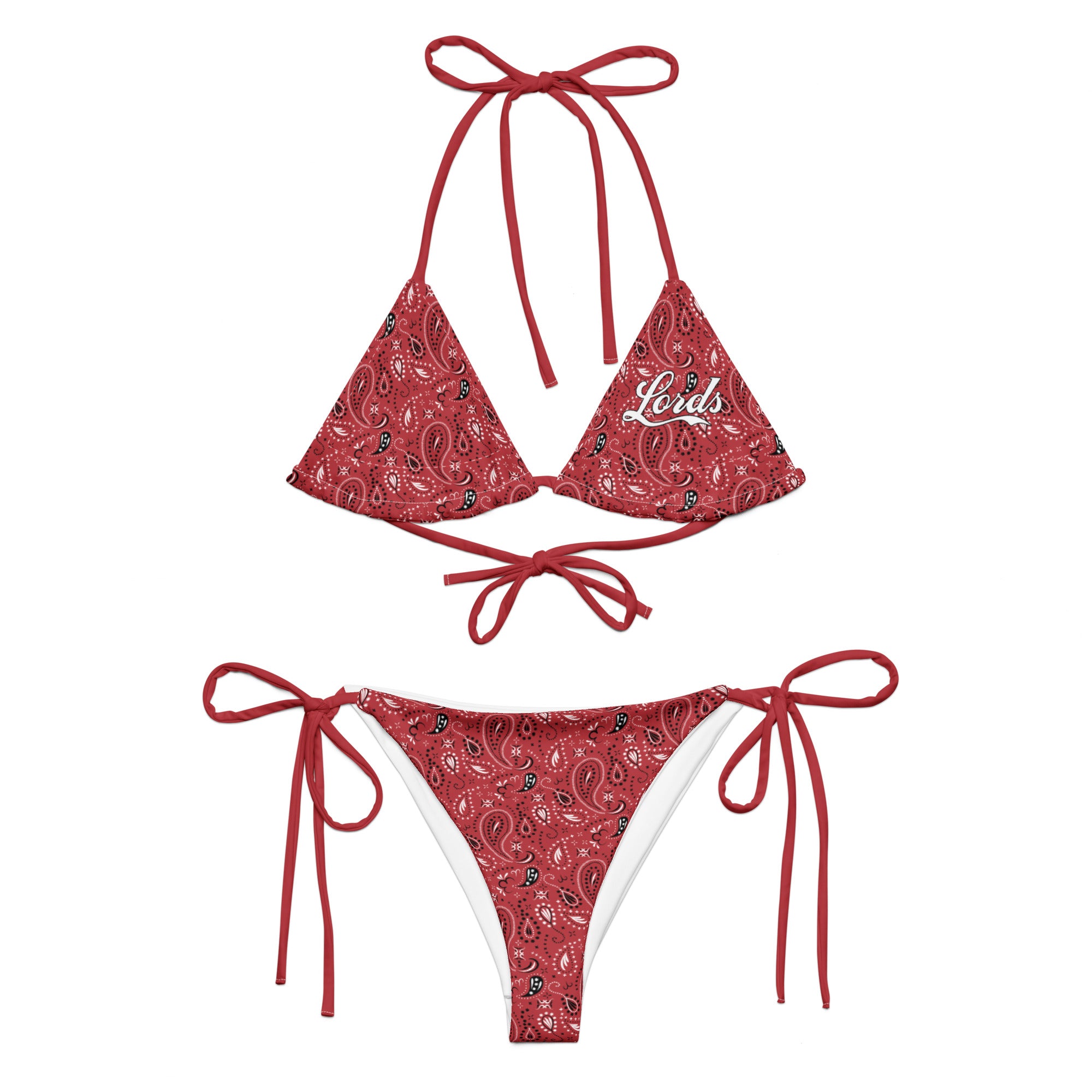 Lords String Bikini Red Bandana – Lords Original Gastown Supply