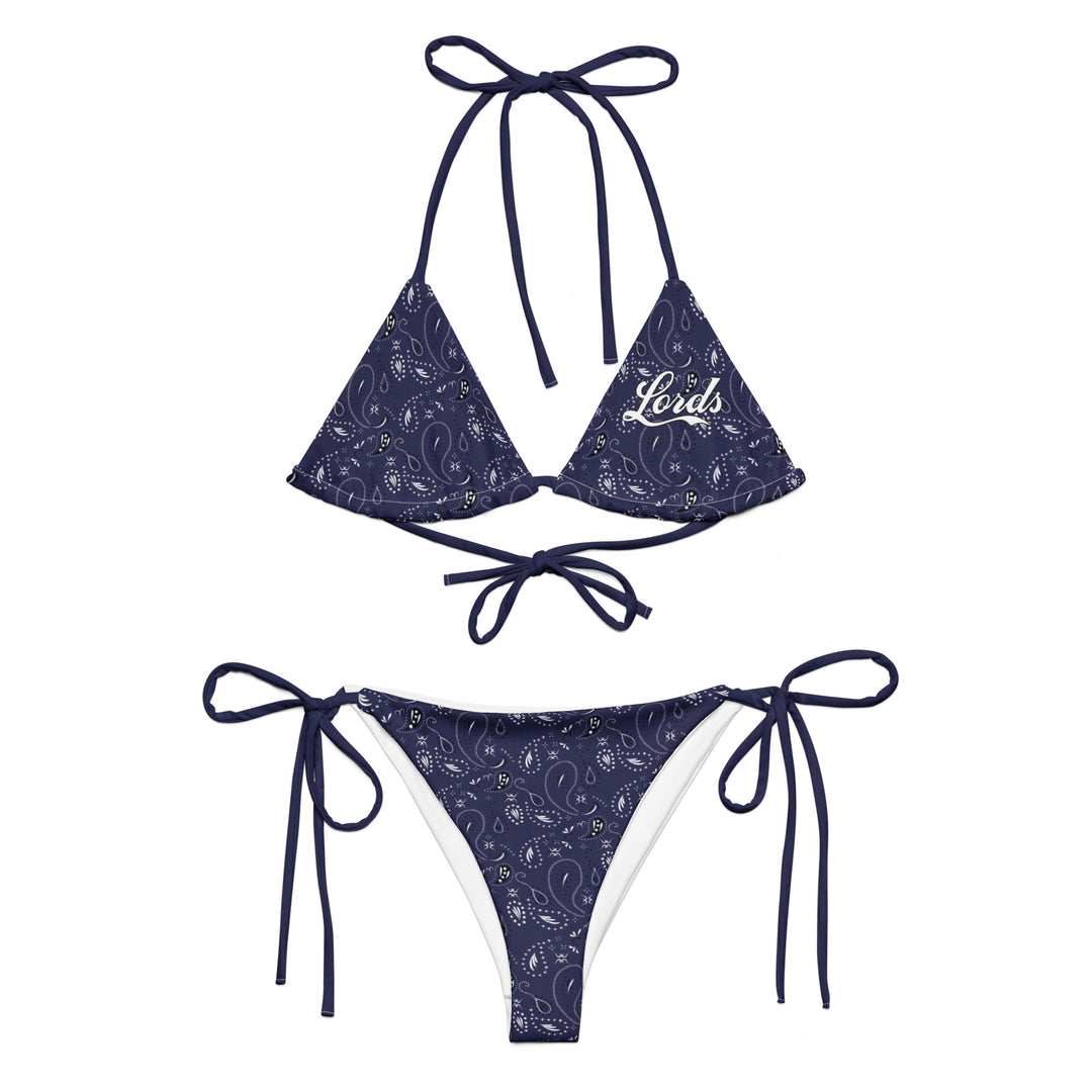Lords String Bikini - Blue Bandana