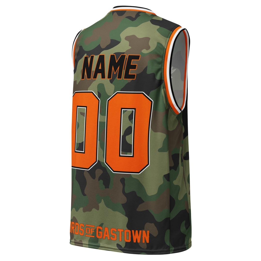 Camiseta personalizada Covert Hardwood - Camuflaje verde