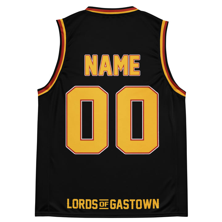 Custom Gino Hardwood Jersey - Black