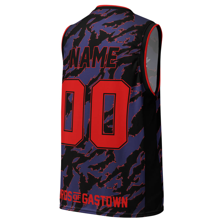 Custom Hi Voltage Hardwood Jersey - Purple Camo