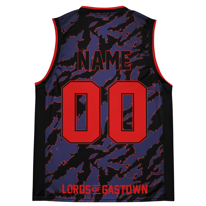 Custom Hi Voltage Hardwood Jersey - Purple Camo