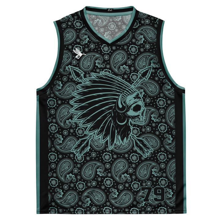 Camiseta Chief Rocka Hardwood - Baja Blue Paisley