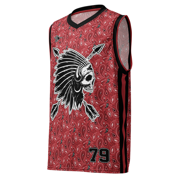 Camiseta Chief Rocka Hardwood - Paisley rojo