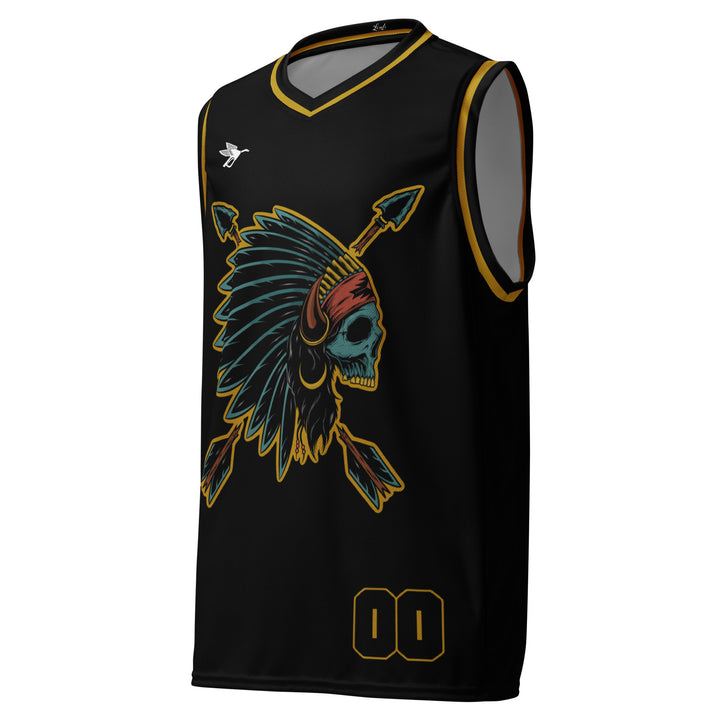 Custom Chief Rocka Hardwood Jersey - Vintage Black