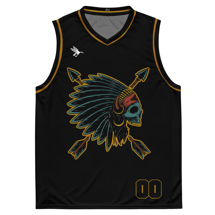 Custom Chief Rocka Hardwood Jersey - Vintage Black