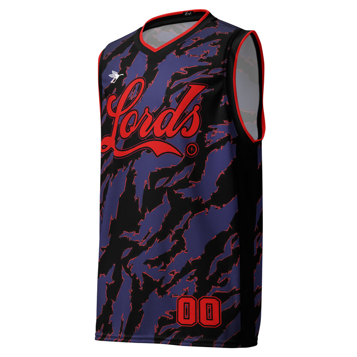 Custom Hi Voltage Hardwood Jersey - Purple Camo