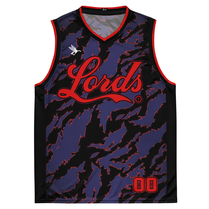 Custom Hi Voltage Hardwood Jersey - Purple Camo