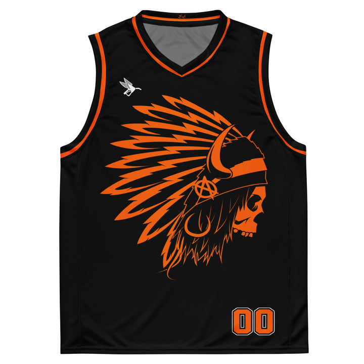 Custom OG Chief Hardwood Jersey - Black/Orange