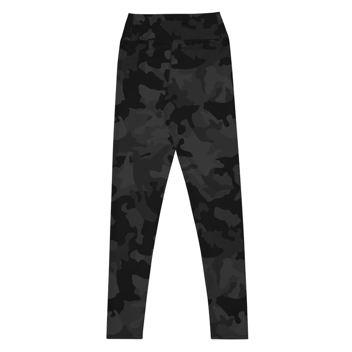 Leggings Pitstop de tiro alto para mujer - Camuflaje negro