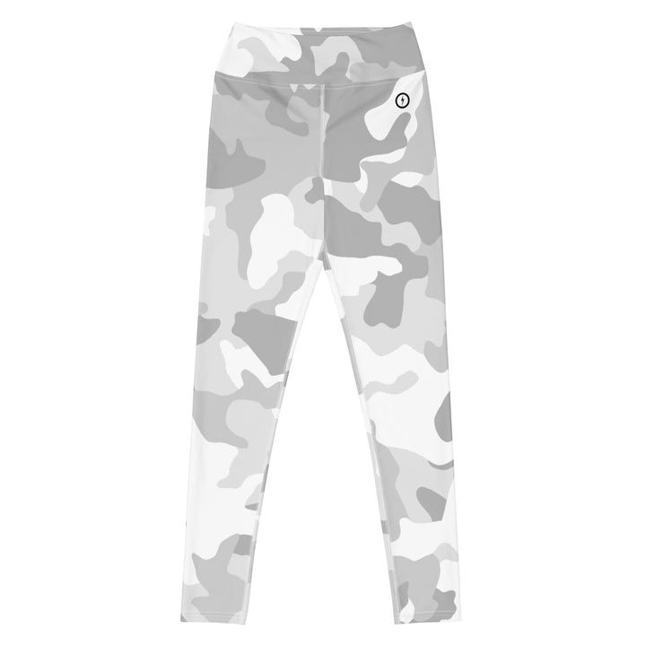 Leggings Pitstop de tiro alto para mujer - Camuflaje blanco
