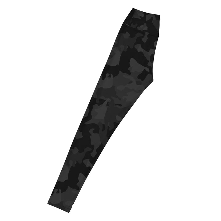 Leggings Pitstop de tiro alto para mujer - Camuflaje negro