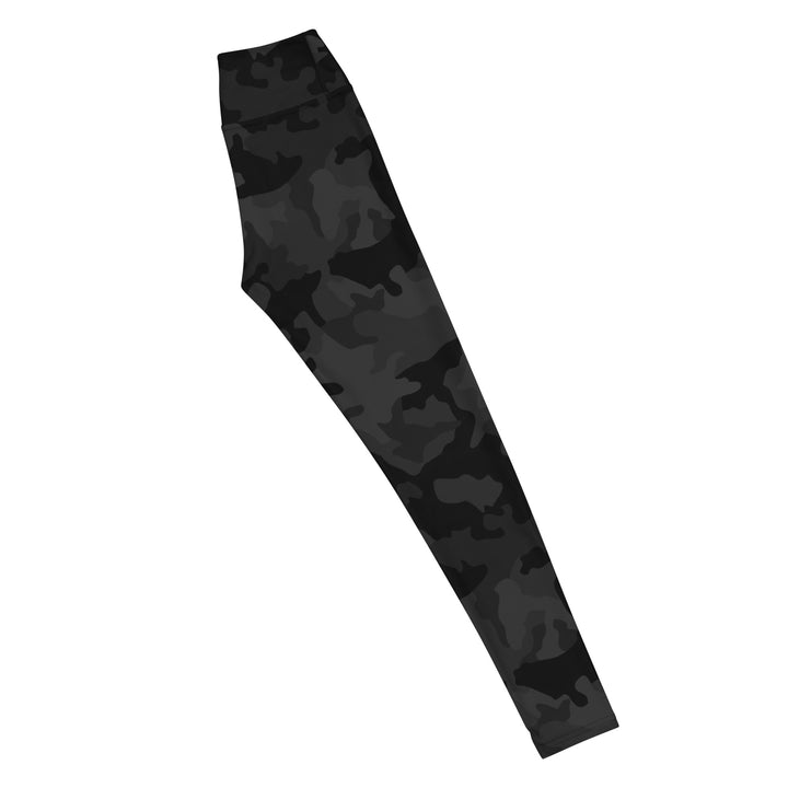 Leggings Pitstop de tiro alto para mujer - Camuflaje negro