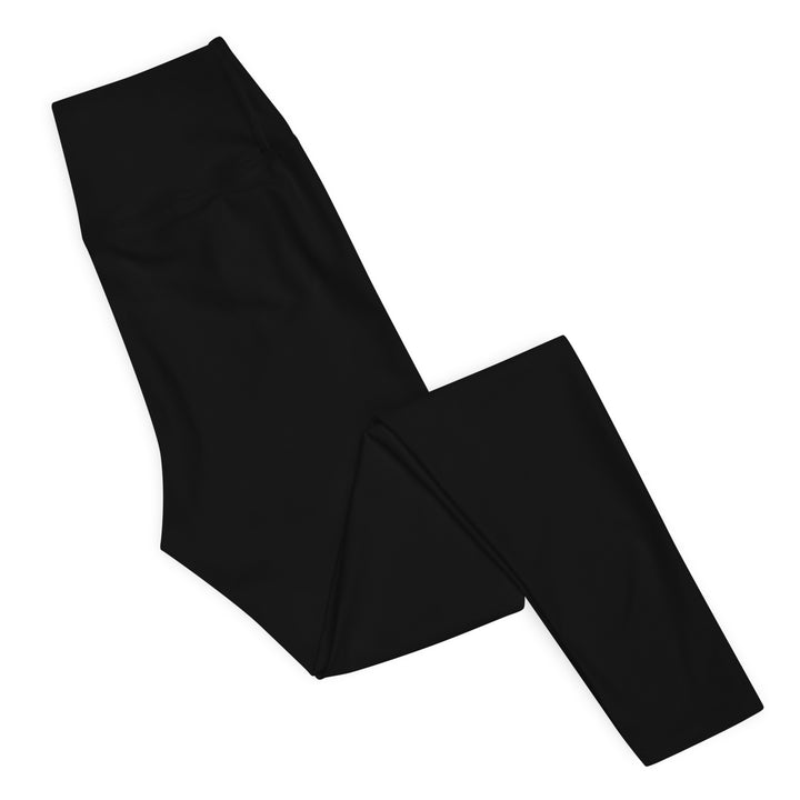 Leggings Pitstop de tiro alto para mujer - Negro