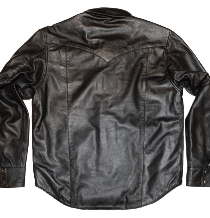 Cleaver Culture Western Shirt - Black Leather