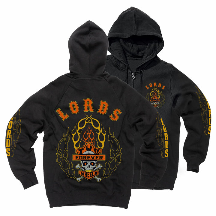 Forever 2 Wheels Zip Up Hoodie