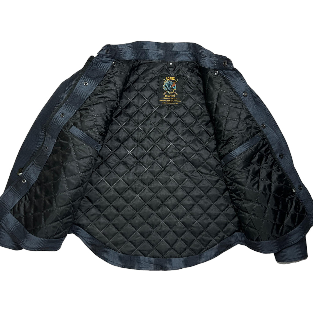 Veste en flanelle Freedom - Dark & Stormy