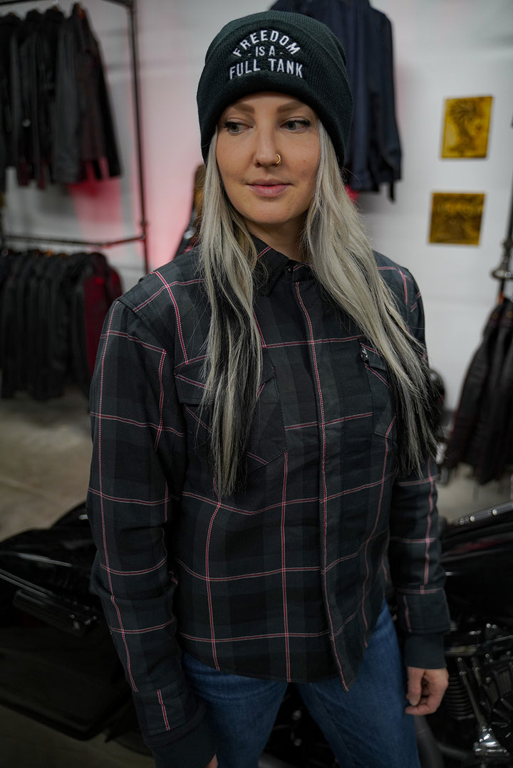 Women's Freedom Flannel Jacket - Heavens To Betsy Camo