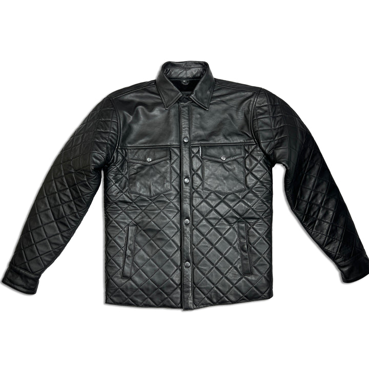 Chaqueta reguladora Lords x Cleaver Culture - Sherpa de cuero negro