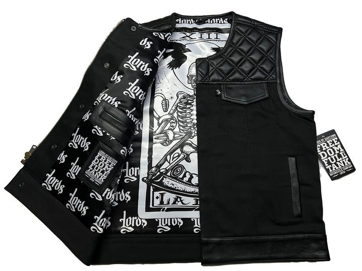 Gilet moto Lords x Cleaver Culture – Noir